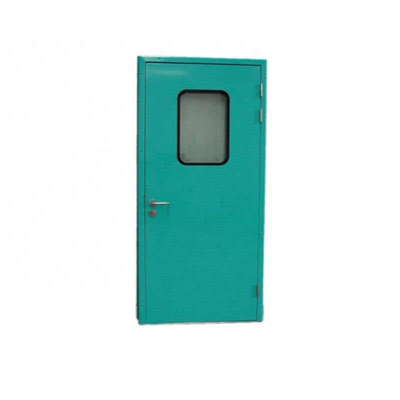 Da porta de aço inoxidável do quarto desinfetado de porta deslizante do hospital de SUS304 ICU único balanço