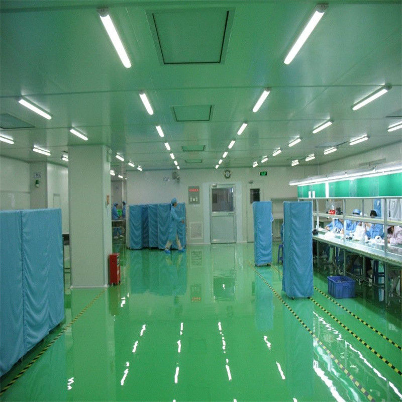 O quarto desinfetado da classe 7 do ISO do CE classifica 10000 placas brancas para a produção da purificação