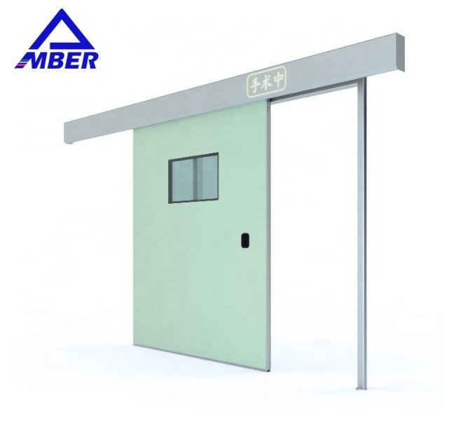 Porta automática de aço inoxidável do hospital com cores personalizadas