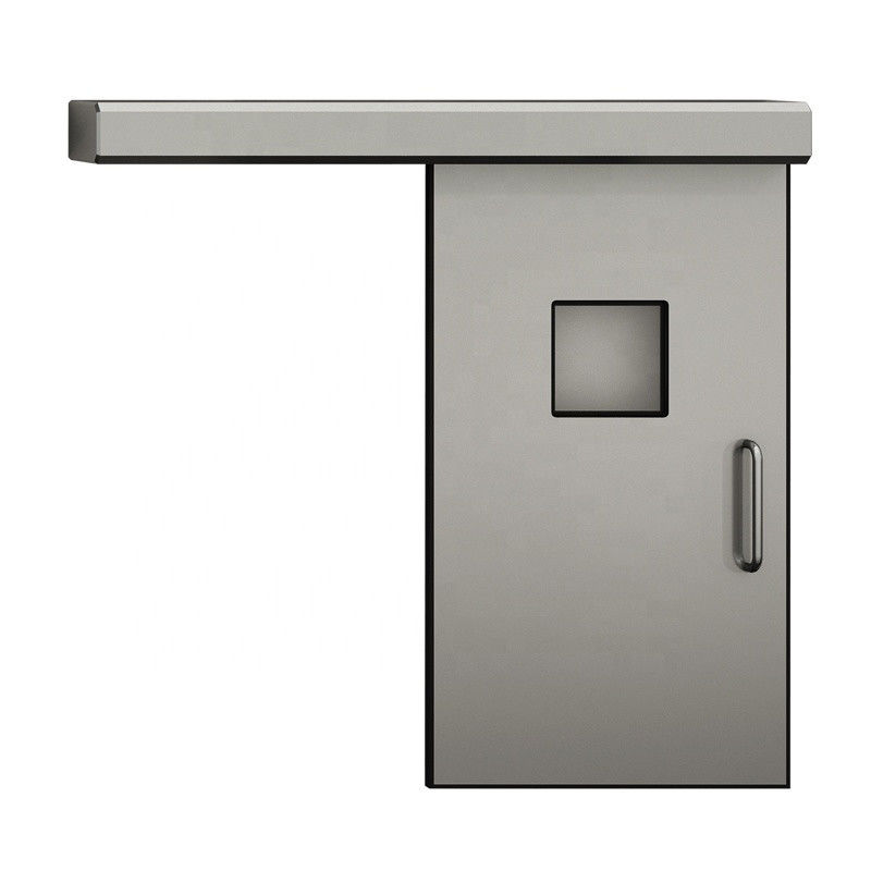 Porta médica de aço do quarto desinfetado das portas de Grey Laboratory Clean Room Sliding