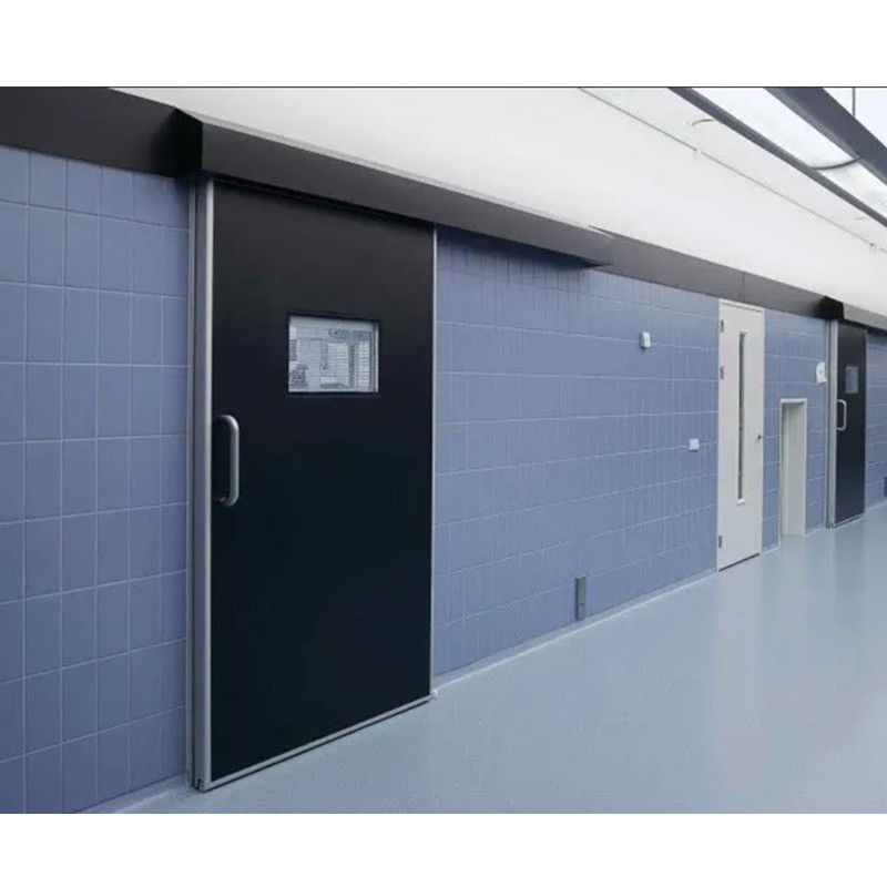 Da porta de aço inoxidável do quarto desinfetado de porta deslizante do hospital de SUS304 ICU único balanço