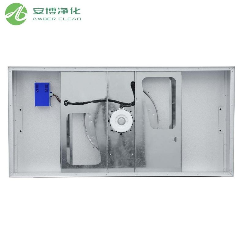Unidades de filtragem de ventilador de sala limpa com revestimento de filtragem HEPA