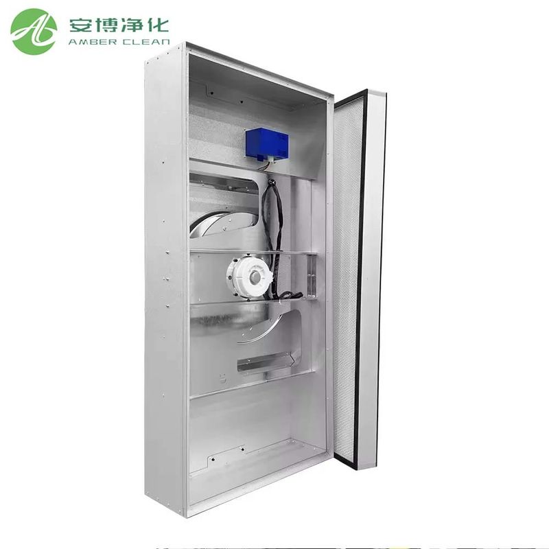 500 m3/h 210 Pa Unidades de filtragem de ventilador de sala limpa com Outsize 575*575*230mm