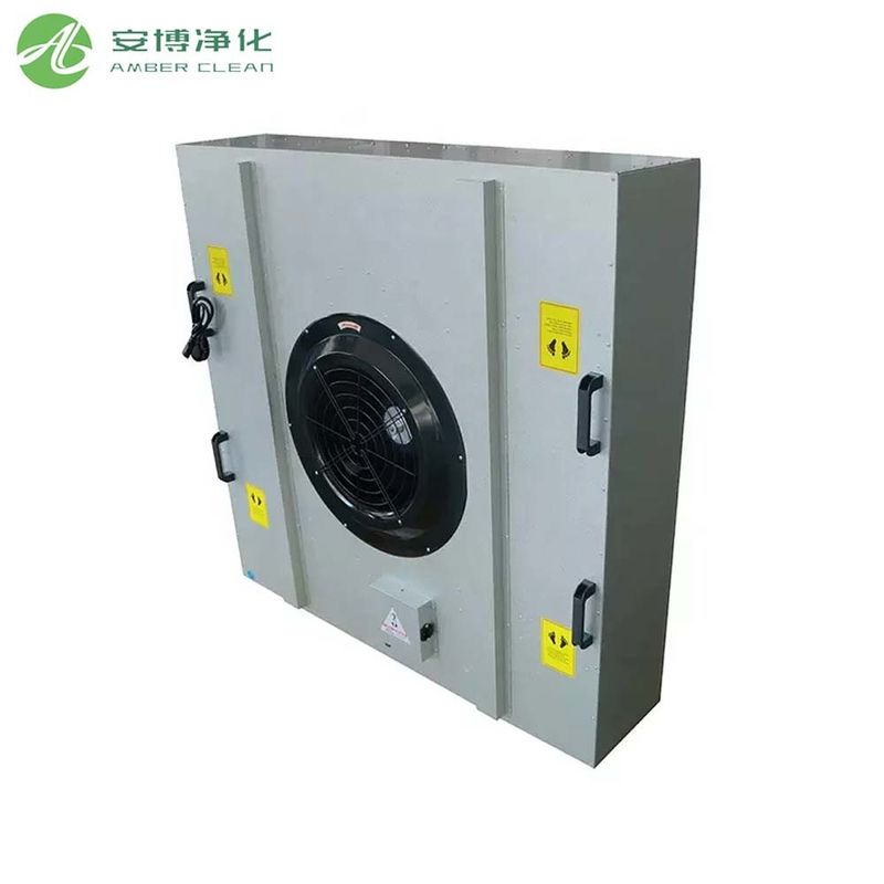 Unidade de filtro de ventilador FFU de aço galvanizado de tamanho personalizado com filtro HEPA