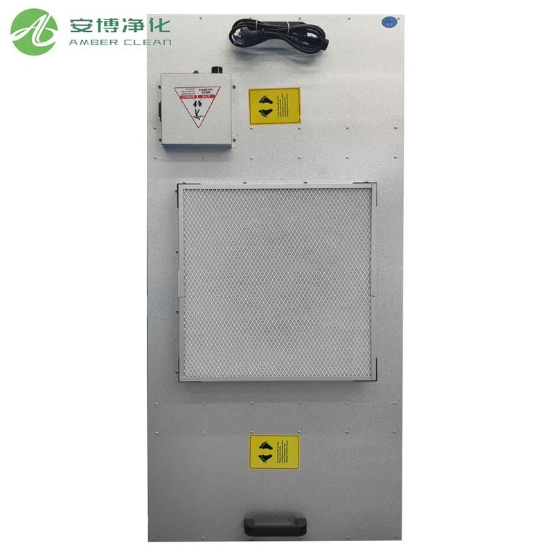 Unidade de filtro de ventilador FFU de aço galvanizado de tamanho personalizado com filtro HEPA