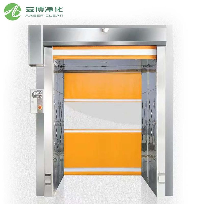 Oficina GMP Personalizada Filtro HEPA Porta com Obturador em PVC Chuveiro de Ar para Carga SUS201