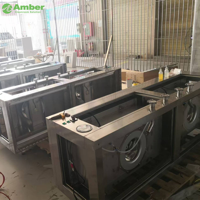 SUS304 H14 Filtro 99,9995% 0,3μm Capela de fluxo laminar Classe 100 para laboratório