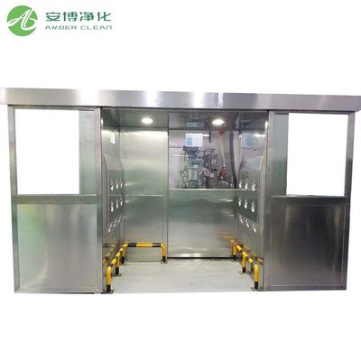 AMBER SUS201 Chuveiro de Ar com Porta Deslizante Automática Tamanho Personalizável