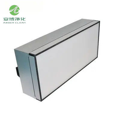 Filtro de ventoinha HEPA FFU de chapa de aço galvanizado AMBER de 6 polegadas, tamanho 600*1200*285mm